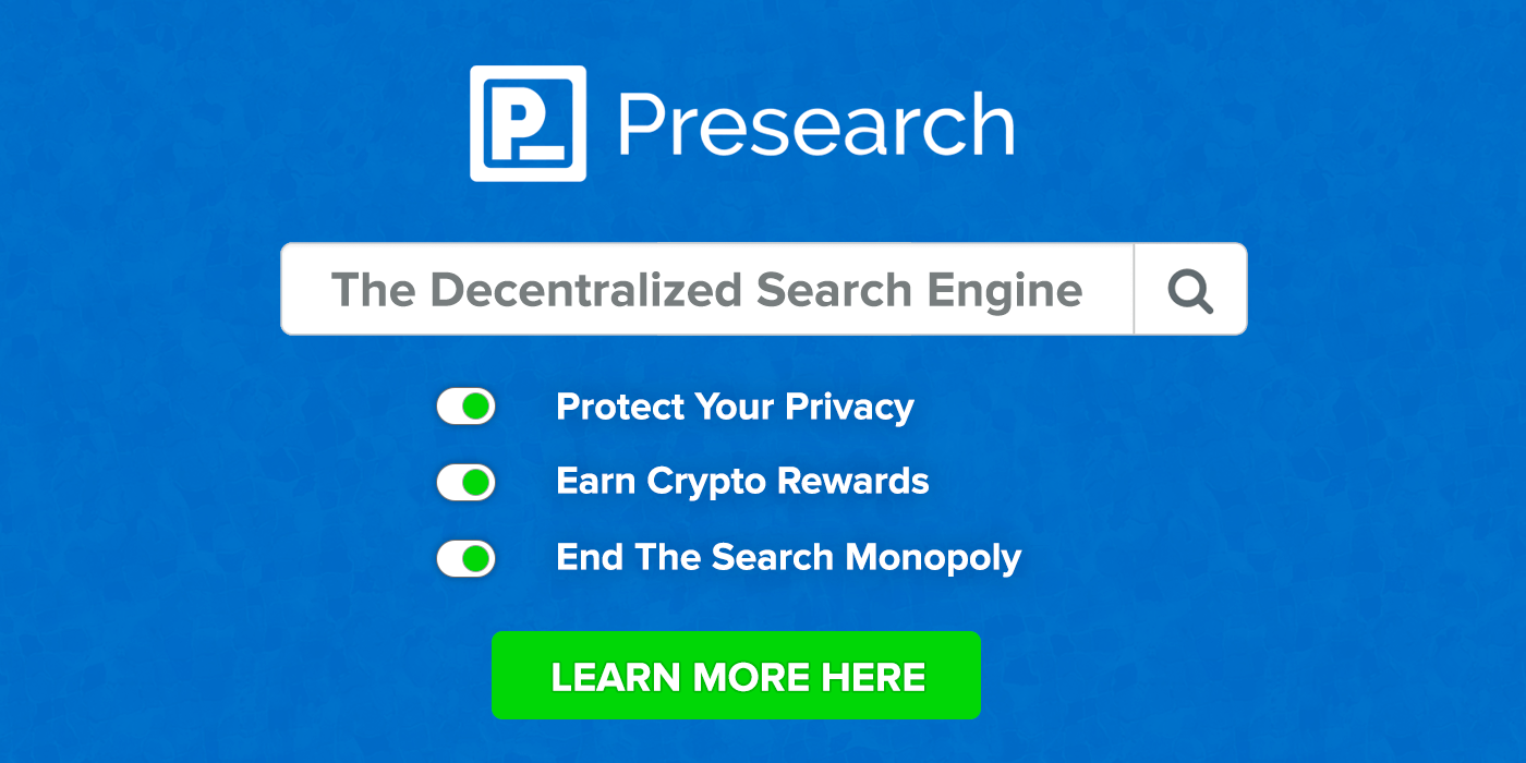 Presearch - Private search engine. No Tracking.