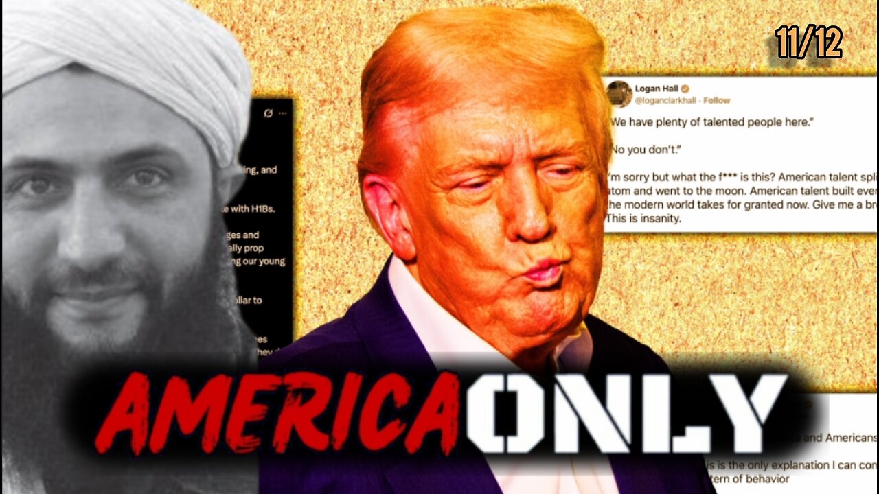 Trump Admin Falls of the Rails: Double Down on H1-B & Epstein + al-Qaeda in WH | America ONLY (11/12/25)