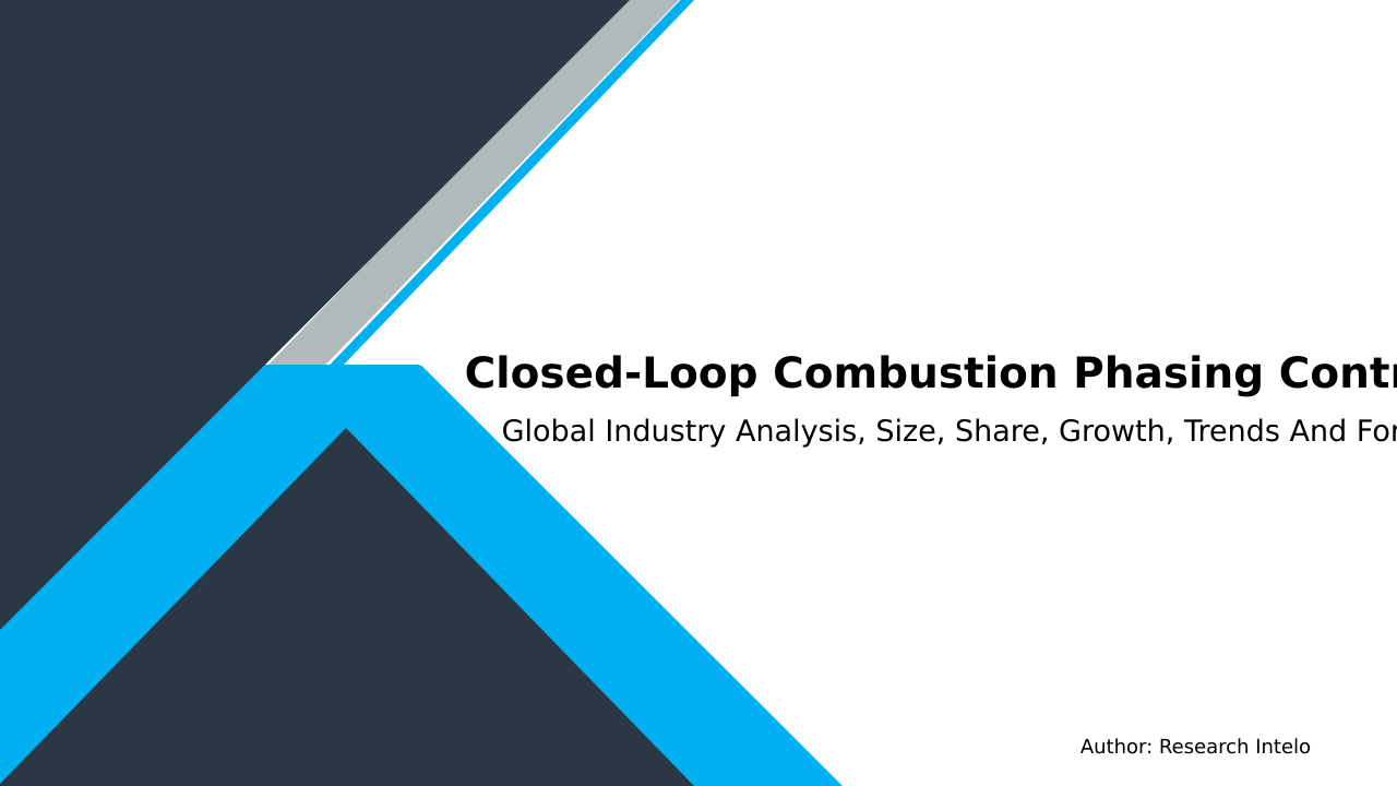 Closed-Loop Combustion Phasing Control Market Research Report 2033